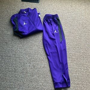 Air Jordan purple Sweatsuit Set